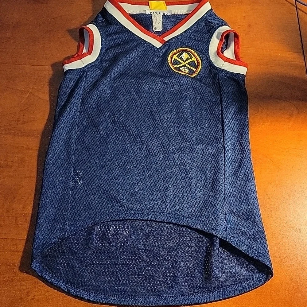 Denver 01 Blue Mesh Jersey For Dog